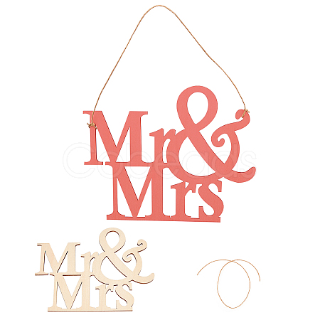 Wood Cutouts Ornaments WOOD-CN0001-007-1
