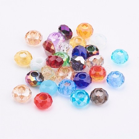 Faceted Glass Beads GPDL-J028-1