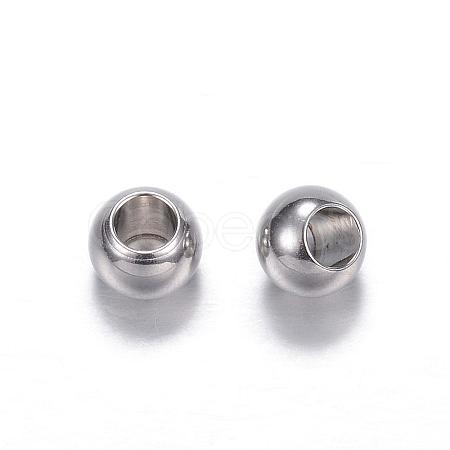Tarnish Resistant 201 Stainless Steel Beads STAS-D447-35B-1
