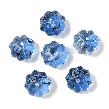 Transparent Spray Paint Glass Beads GLAA-Z011-10F-1