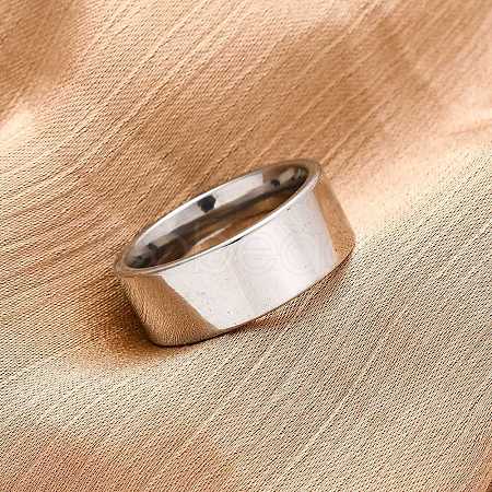 201 Stainless Steel Wide Band Finger Rings RJEW-K252-02F-P-1