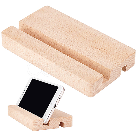 Walnut Mobile Phone Holders AJEW-WH0165-15B-1