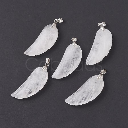 Natural Quartz Crystal Pendants G-I314-01P-05-1