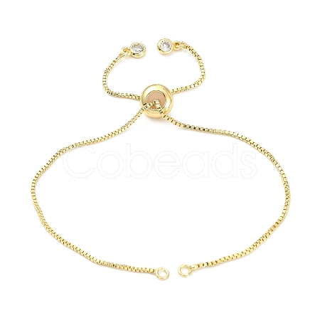 Rack Plating Brass Chain Bracelet Making X-KK-A142-017G-1