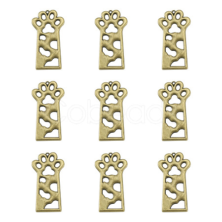 Open Back Bezel Pendants X-PALLOY-TAC0010-08AB-1