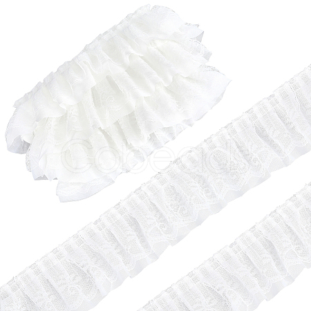 5 Yards Double Polyester Lace Trim for Sewing Decoration OCOR-GF0005-06E-1