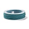 Braided Nylon Threads, Dyed, Knotting Cord, for Chinese Knotting, Crafts and Jewelry Making, Green, 1.5mm, about 13.12 yards(12m)/roll