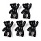 Opaque Acrylic Pendants, Bear, Black, 37x28x13mm, Hole: 2.5mm