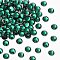 Preciosa&reg Crystal Hotfix Flatback Stones, Czech Crystal, Round(438 11 612 Chaton Rose VIVA 12 &reg), 50730 Emerald, SS8(2.3~2.5mm)