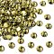 Preciosa&reg Crystal Hotfix Flatback Stones, Czech Crystal, Round(438 11 612 Chaton Rose VIVA 12 &reg), 80250 Acid Yellow, SS12(3.3~3.5mm)