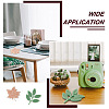 8Pcs 8 Styles Flower & Leaf DIY Cup Mat Silicone Molds DIY-FW0001-25-9