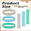 3Pcs 3 Colors Rubber String Hat Band FIND-LP0007-31A-2