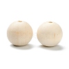Natural Unfinished Wood Beads WOOD-XCP0001-19I-2