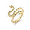 Brass Cuff Rings RJEW-Z101-03G-4