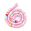 Handmade Polymer Clay Beads Strands X-CLAY-N008-008N-4