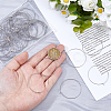 200pcs 316 Surgical Stainless Steel Hoop Earring Findings STAS-HS0001-26A-3