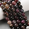 Natural Tourmaline Beads Strands G-L637-A01-8mm-1