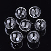 Handmade Blown Glass Globe Beads X-DH017J-1-16mm-1-2