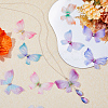 100Pcs 10 Colors Gradient Color Double Layer Fibre Tulle Ornament Accessories FIND-SC0005-79-4