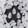 Frosted Transparent Acrylic Beads X1-OACR-P029-04B-01-1