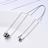 Non-Tarnish 304 Stainless Steel Boston Link Chain Necklace NJEW-S420-006D-P-5
