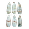 Natural Hemimorphite Pendants G-H325-09-1
