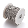 Tarnish Resistant 304 Stainless Steel Cable Chains CHS-R002-0.5mm-3