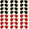 60Pcs 2 Colors Alloy Enamel Pendants ENAM-SC0007-81-1