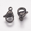 304 Stainless Steel Lobster Claw Clasps STAS-P185-11-B-2