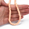 Handmade Polymer Clay Beads Strands CLAY-R089-6mm-033-4