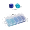 1900Pcs 5 Colors Baking Paint Glass Seed Beads SEED-YW0001-76C-5