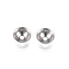 Non-Tarnish 304 Stainless Steel Bead Caps STAS-S057-48B-P-2