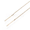 Brass Stud Earring Findings KK-I645-03G-3