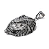 304 Stainless Steel Big Pendants STAS-F333-01AS-2