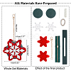 DIY Christmas Mini Snowflake Purse Making Finding Kit DIY-WH0410-90A-2