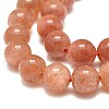 Natural Sunstone Beads Strands G-F674-09-7mm-3