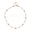 Natural Malaysia Jade Necklaces NJEW-JN05339-5