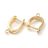 Brass Hoop Earring Findings with Latch Back Closure KK-H754-01G-4