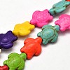 Dyed Synthetic Turquoise Beads Strands G-M152-01-B-1