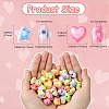 50Pcs 10 Styles Opaque Acrylic Beads OACR-CJ0001-88-2