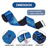 3 Rolls 3 Colors Polyester Frayed Ribbon DIY-TA0011-50-3