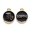 Alloy Enamel Pendants ENAM-S124-01A-08L-1