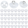 50Pcs 1-Hole Brass ABS Plastic Imitation Pearl Shank Buttons KY-CY0001-17-7