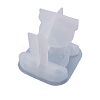 3D Bear Cell Phone Bracket Silicone Molds DIY-K017-01-5