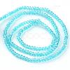 Electroplate Glass Beads Strands EGLA-R048-2mm-08-2