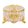 Alloy Pink Enamel Trinket Storage Decorative Boxes CON-WH20001-20A-5