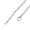 Non-Tarnish 304 Stainless Steel Stud Earring Finding STAS-E161-06P-4