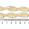 Natural Lemon Quartz Beads Strands G-H297-A04-01-4