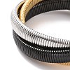 304 Stainless Steel Interlocking Flat Snake Chains Bracelet LS-BJEW-G642-01P-3