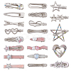 Zinc Alloy & Resin Hair Bobby Pins PHAR-SP0001-02-1